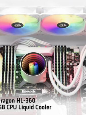 REDRAGON CW-3013 360 LIQUID CPU WATER COOLE white